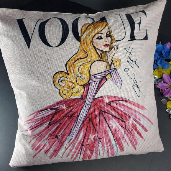 Sleeping Beauty Aurora Throw Pillowcase Home Decor Accent Pillow Cushion Cover - Picture 3 of 12